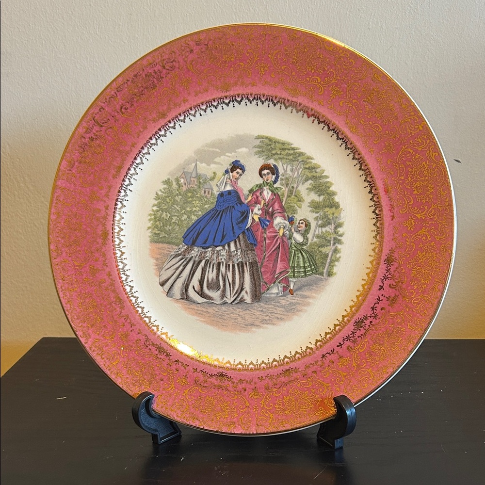 Vintage Imperial by Salem China Victorian Decorative Plate*
